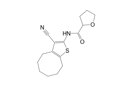 N-(3-cyano-4,5,6,7,8,9-hexahydrocycloocta[b]thien-2-yl)tetrahydro-2-furancarboxamide