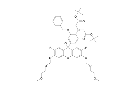 #11;([2-BENZYLOXY-4-[2,7-DIFLUORO-9-HYDROXY-3,6-BIS-(2-METHOXYETHOXYMETHOXY)-9H-XANTHEN-9-YL]-PHENYL]-TERT.-BUTOXYCARBONYLMETHYL-AMINO)-ACETIC-ACID-TERT.-BUTY