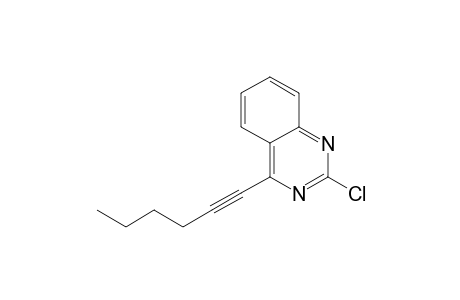 2-Chloro-4-[1'-hexynyl]quinazoline