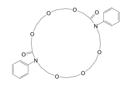 1,13-Diphenyl-1,13-diaza-4,7,10,16,19,22-hexaoxacyclotetraeicosane-14,24-dione