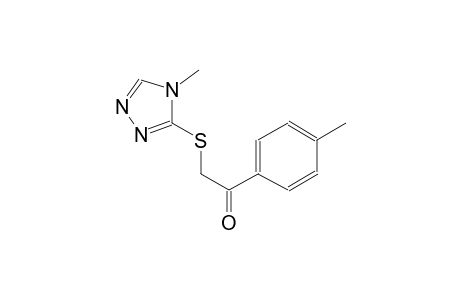 1-(4-methylphenyl)-2-[(4-methyl-4H-1,2,4-triazol-3-yl)sulfanyl]ethanone