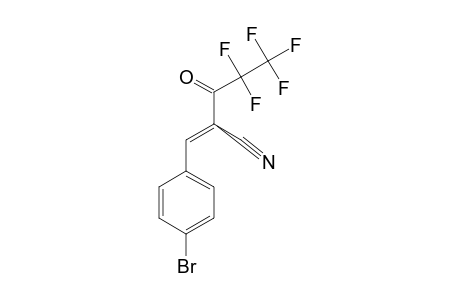 (E)-2-CYANO-1-(4-BROMOPHENYL)-4,4,5,5,5-PENTAFLUORO-1-PENTEN-3-ONE