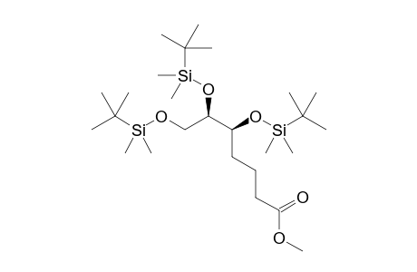 (5S,6R)-Methyl 5,6,7-tris((tert-butyldimethylsilyl)oxy)heptanoate