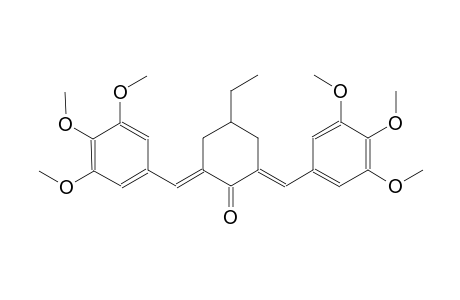 cyclohexanone, 4-ethyl-2,6-bis[(3,4,5-trimethoxyphenyl)methylene]-, (2E,6E)-