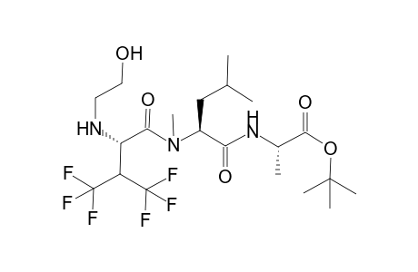 4,4,4,4',4'.4'-Hexafluoro-N-(2-hydroxyethyl)-L-valyl-N-methyl-L-leucine-L-alanine tert-Butyl Ester