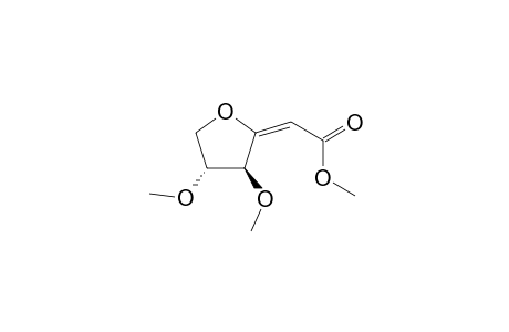 (2E)-2-[(3S,4R)-3,4-dimethoxytetrahydrofuran-2-ylidene]acetic acid methyl ester
