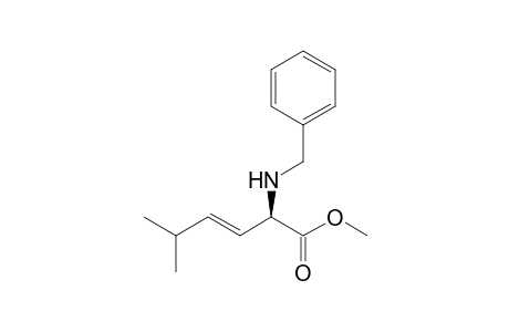 Methyl (R,E)-2-Benzylamino-5-methylhex-3-enoate