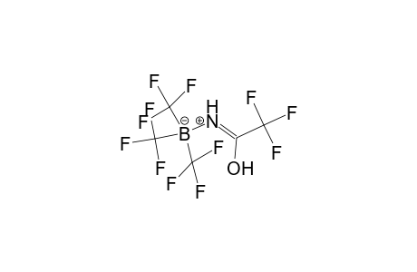 Trifluoroacetimidic acid (N-B) tris(trifluoromethyl)borane