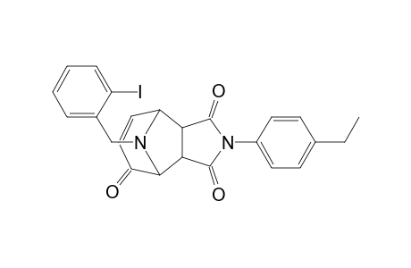 (+/-)-exo-4-(4-Ethylphenyl)-11-(2-iodobenzyl)-4,11-diazatricyclo[5.3.1.0(2,6)]undec-9-ene-3,5,8-trione
