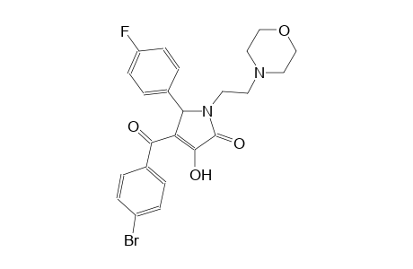4-(4-bromobenzoyl)-5-(4-fluorophenyl)-3-hydroxy-1-[2-(4-morpholinyl)ethyl]-1,5-dihydro-2H-pyrrol-2-one