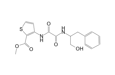 2-thiophenecarboxylic acid, 3-[[2-[[(1S)-2-hydroxy-1-(phenylmethyl)ethyl]amino]-1,2-dioxoethyl]amino]-, methyl ester
