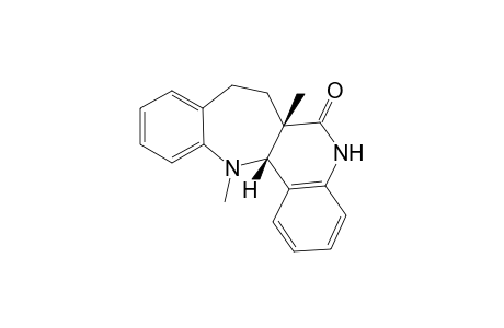 (5aR*,12aR*)-5a,12-Dimethyl-4,5a,6,7,12,12a-hexahydroquino[4,3-b][1]benzoazepin-5-one