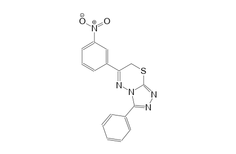 6-(3-nitrophenyl)-3-phenyl-7H-[1,2,4]triazolo[3,4-b][1,3,4]thiadiazine