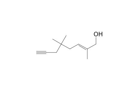 (E)- 2,5,5-Trimethyloct-2-en-7-yn-1-ol