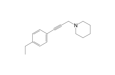 1-[3-(4-ethylphenyl)prop-2-ynyl]piperidine