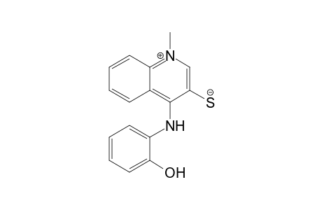 1-methyl-4-(2-hydroxyphenylamino)quinolinium-3-thiolate