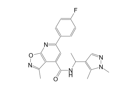 isoxazolo[5,4-b]pyridine-4-carboxamide, N-[1-(1,5-dimethyl-1H-pyrazol-4-yl)ethyl]-6-(4-fluorophenyl)-3-methyl-