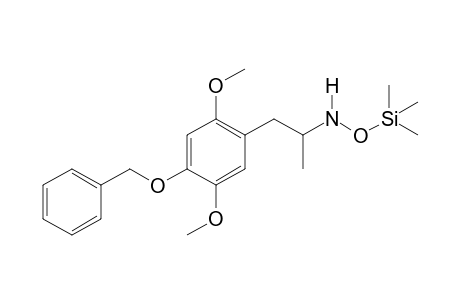 N-Hydroxy-2,5-dimethoxy-4-benzyloxyamphetamine TMS