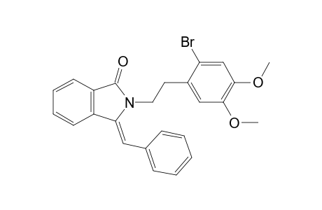 N-[2-(2-Bromo-4,5-dimethoxyphenyl)ethyl]-3-benzylidene-2,3-dihydro-1H-isoindol-1-one