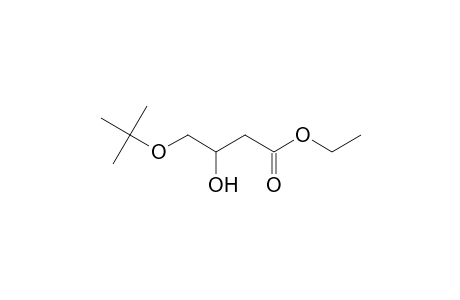3-Hydroxy-4-[(2-methylpropan-2-yl)oxy]butanoic acid ethyl ester