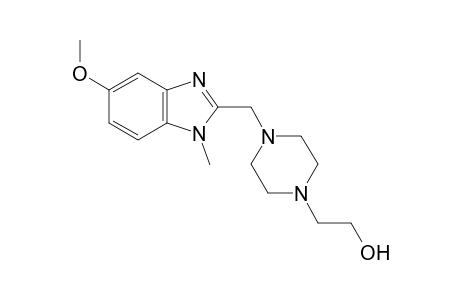 1-Pyrazineethanol, hexahydro-4-[(5-methoxy-1-methyl-1H-1,3-benzimidazol-2-yl)methyl]-
