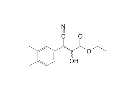 beta-CYANO-3,4-DIMETHYL-alpha-HYDROXYCINNAMIC ACID, ETHYL ESTER