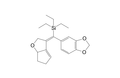 (Z)-(Benzo[d][1,3]dioxol-5-yl(6,6a-dihydro-2H-cyclopenta[b]furan-3(5H)-ylidene)methyl)-triethylsilane