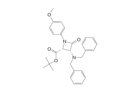cis-4-(tert-Butoxycarbonyl)-3-(N,N-dibenzylamino)-1-(4-methoxyphenyl)-2-azetidinone