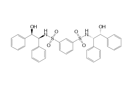 1-N,3-N-bis[(1S,2R)-2-hydroxy-1,2-diphenylethyl]benzene-1,3-disulfonamide