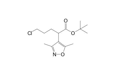 t-Butyl 5-chloro-2-(3',5'-dimethyl-4'-isoxazolyl)-pentanoate