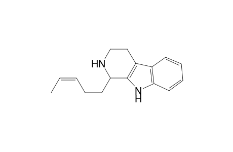 1H-Pyrido[3,4-b]indole, 2,3,4,9-tetrahydro-1-(3-pentenyl)-, (Z)-(.+-.)-