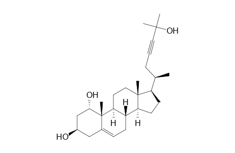 (1S,3R,8S,9S,10R,13R,14S,17R)-10,13-dimethyl-17-[(2R)-6-methyl-6-oxidanyl-hept-4-yn-2-yl]-2,3,4,7,8,9,11,12,14,15,16,17-dodecahydro-1H-cyclopenta[a]phenanthrene-1,3-diol