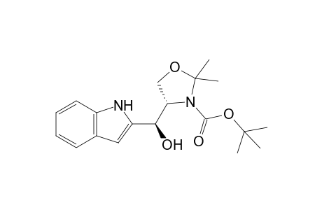 (4S)-4-[(R)-hydroxy(1H-indol-2-yl)methyl]-2,2-dimethyl-3-oxazolidinecarboxylic acid tert-butyl ester
