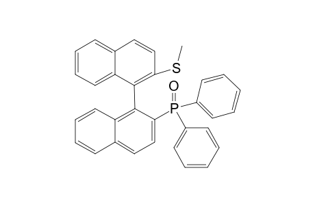 2-Diphenylphosphoryl-1-(2-methylsulfanyl-1-naphthyl)naphthalene