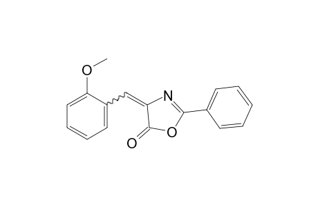 4-(o-methoxybenzylidene)-2-phenyl-2-oxazolin-5-one