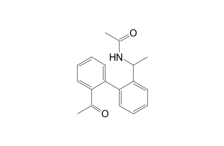 Acetamide, N-[1-(2'-acetyl[1,1'-biphenyl]-2-yl)ethyl]-, (.+-.)-