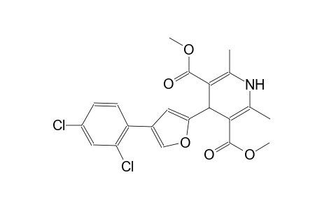 4-[4-(2,4-dichlorophenyl)-2-furanyl]-2,6-dimethyl-1,4-dihydropyridine-3,5-dicarboxylic acid dimethyl ester