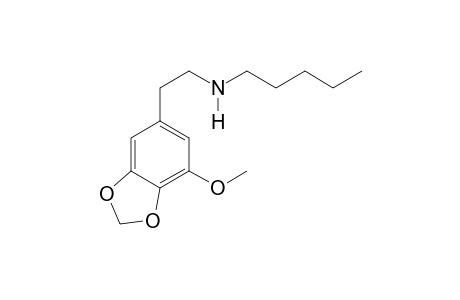 N-Pentyl-3-methoxy-4,5-methylenedioxyphenethylamine