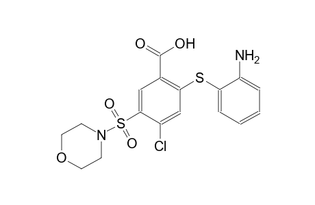 benzoic acid, 2-[(2-aminophenyl)thio]-4-chloro-5-(4-morpholinylsulfonyl)-