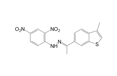 methyl 3-methylbenzo[b]thien-6-yl ketone, 2,4-dinitrophenylhydrazone