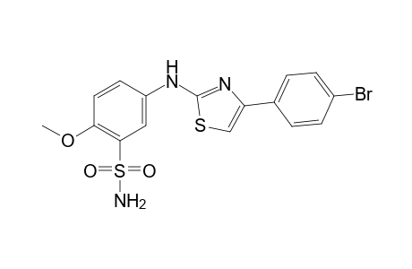 N3-[4-(p-bromophenyl)-2-thiazolyl]-6-methoxymetanilamide