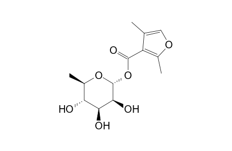 2,4-Dimethyl-2-furanylcarbonyl .alpha.-L-Rhamnopyranoside