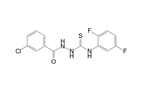 4-(2,5-difluorophenyl)-1-[(3-chlorophenyl)carbonyl]thiosemicarbazide