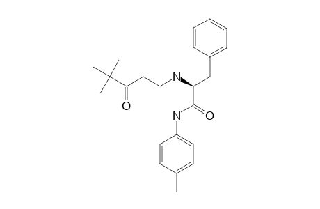 (2S)-2-[(4,4-DIMETHYL-3-OXOPENTYL)-AMINO]-N-(4-METHYLPHENYL)-3-PHENYLPROPANAMIDE