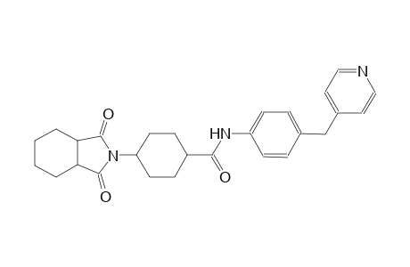 cyclohexanecarboxamide, 4-(octahydro-1,3-dioxo-2H-isoindol-2-yl)-N-[4-(4-pyridinylmethyl)phenyl]-