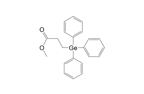 Propanoic acid, 3-(triphenylgermyl)-, methyl ester