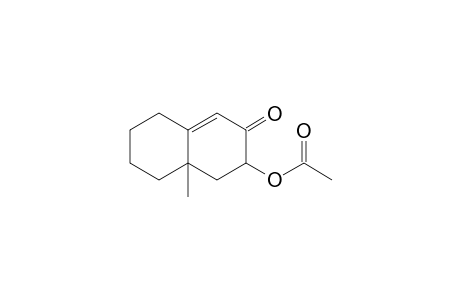 2(3H)-Naphthalenone, 3-(acetyloxy)-4,4a,5,6,7,8-hexahydro-4a-methyl-