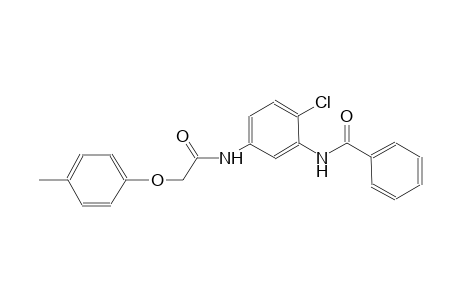 N-(2-chloro-5-{[(4-methylphenoxy)acetyl]amino}phenyl)benzamide