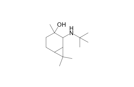 2-(tert-butylamino)-3,7,7-trimethylbicyclo[4.1.0]heptan-3-ol