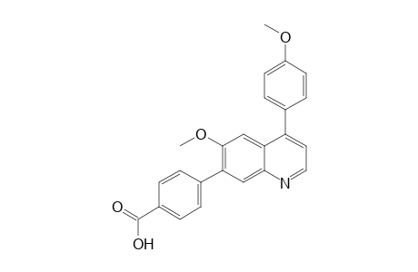 4-(6-Methoxy-4-(4-methoxyphenyl)quinolin-7-yl) benzoic acid